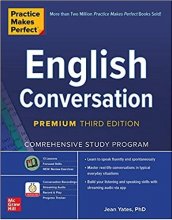 خرید کتاب پرکتیس کیکز پرفکت انگلیش کانورسیشن Practice Makes Perfect English Conversation Premium Third Edition