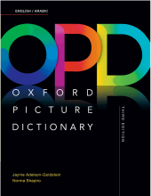خرید کتاب دیکشنری تصویری عربی انگلیسی Oxford Picture Dictionary English-Arabic(OPD)3rd
