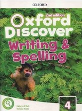 خرید کتاب آکسفورد دیسکاور 4 رایتینگ اند اسپلینگ Oxford Discover 4 2nd - Writing and Spelling