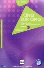 خرید کتاب زبان فرانسه CINQ SUR CINQ, NIVEAU A2