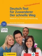 خرید کتاب  آلمانی Deutsch-Test für Zuwanderer - Der schnelle Weg: Material zur Prüfungsvorbereitung. Testheft
