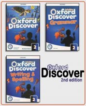 خرید Oxford discover 2 + grammar + Writing and Spelling پک کامل اکسفورد دیسکاوری 2
